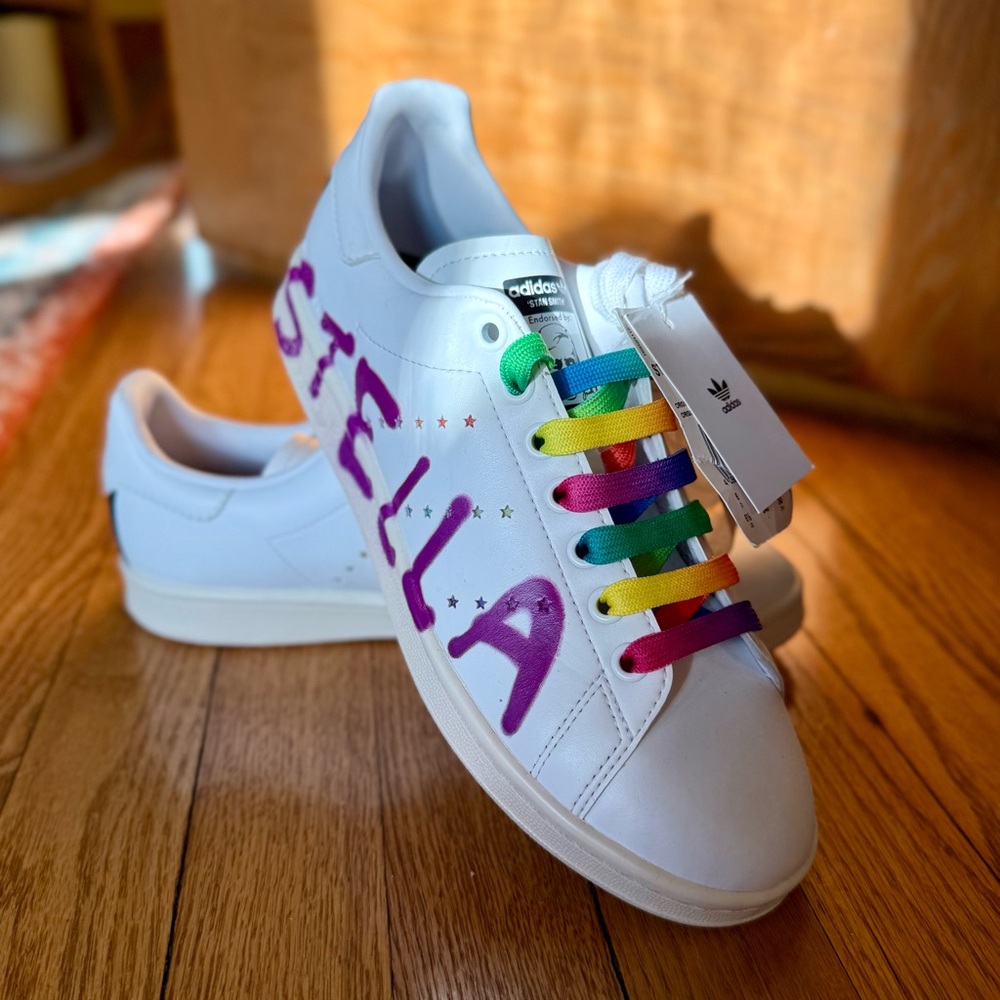Adidas Stella McCartney x Sam Smith White Sneakers || NWT NWOB